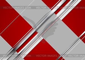 Minimal tech metallic corporate background - vector clipart