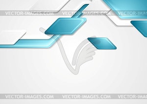 Abstract blue grey corporate tech background - vector clipart