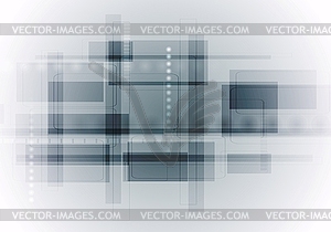 Светло-синий абстрактный фон технологии - векторизованное изображение клипарта