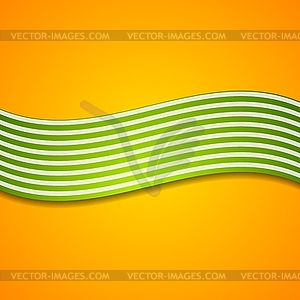 Абстрактный фон волнистыми полосами - векторный эскиз