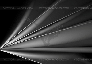 Темно-серый абстрактный фон гладкой волны - изображение в формате EPS