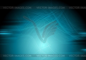 Темно-синий гранж волнистый фон - векторное изображение