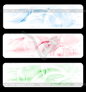 Stylish banners - vector image