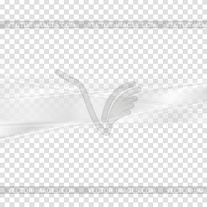 Grey abstract transparent stripes background - vector image