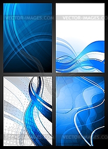 Set of vibrant banners - vector clipart