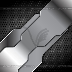 Abstract metal background - vector image