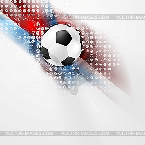 European Football Championship in France design - vector clip art