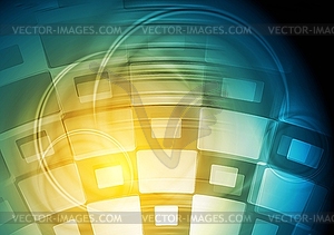 Modern technical design - vector clipart
