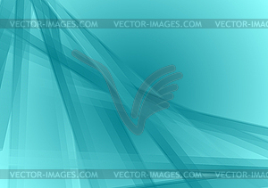 Bright soft turquoise stripes abstract background - vector image