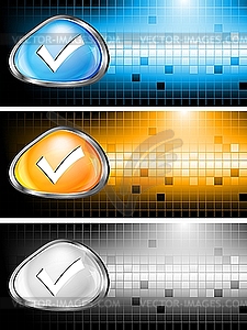 Set of web banners - vector clipart