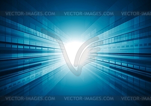 Abstract hi-tech background - vector clip art