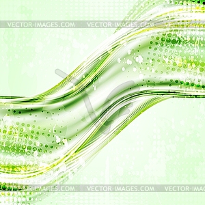 Abstract waves backdrop - color vector clipart