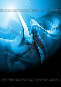 Blue abstract design - vector image