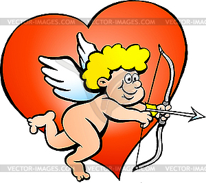 Amor Angel Boy  - vector clipart