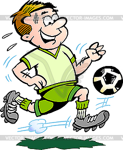 Soccer Player - vector clipart