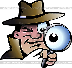 Inspector Detective - vector image