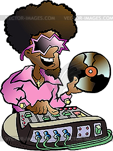 Disco DJ  - vector image