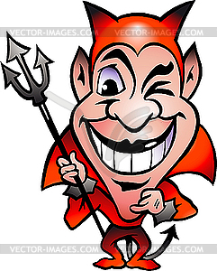 Red Devil - vector clipart