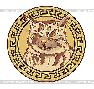 Ringleader cat - vector image