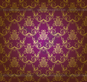 Seamless floral pattern - vector image