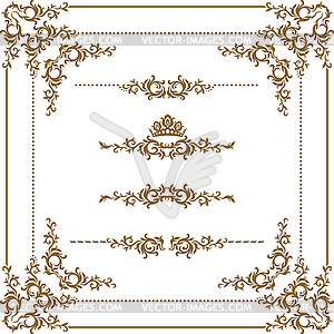 Decorative frame - vector image