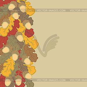 Autumn background - vector image