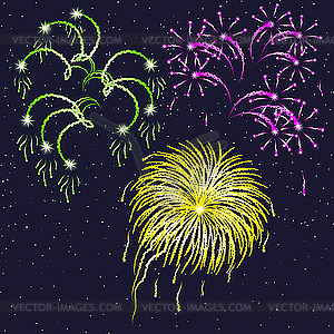 Firework - vector clipart