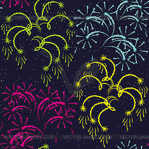 Firework - vector clipart / vector image