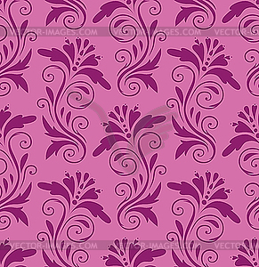 Seamless floral pattern - vector clip art