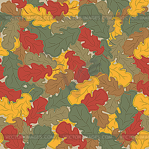 Autumn leaves background - vector image