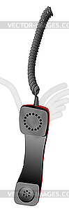 Telephone handset - vector clipart