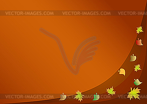 Autumn background - vector clip art