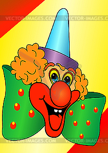 Funny Clown - vector clipart