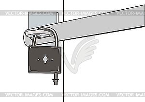 Padlock - vector clip art