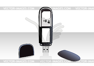 USB modem - vector clipart / vector image