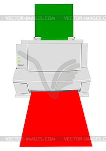 Printer - vector image