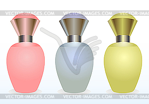 Set of perfume for women - vector clip art