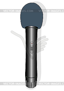 Wireless microphon - vector image