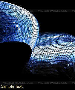 Geometric tech background - vector image