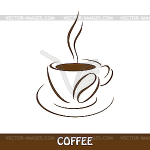 Coffee cup - vector image