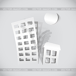 Real estate symbols - vector image