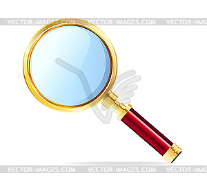 Magnifying glass - vector clipart