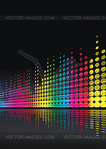 Musical background - vector clipart / vector image