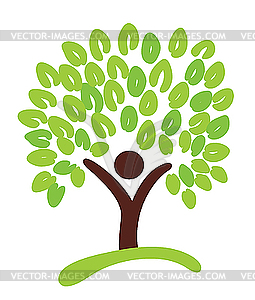 Tree as symbol - vector image