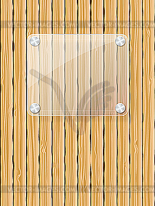 Wooden background - vector clip art