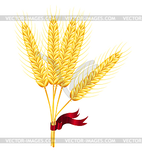 Wheat ears - stock vector clipart