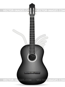 Acoustic guitar - vector image