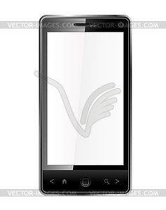 Мобильный телефон - векторный клипарт / векторное изображение