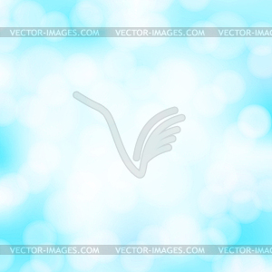 Abstract aqua blue bokeh simple background with - vector clipart