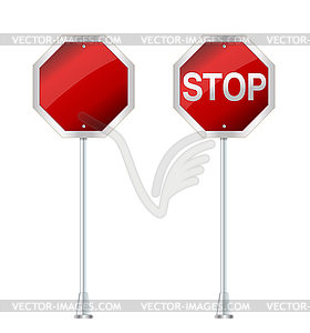 Stop sign - vector clipart